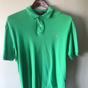 Bright green Polo by Ralph Lauren